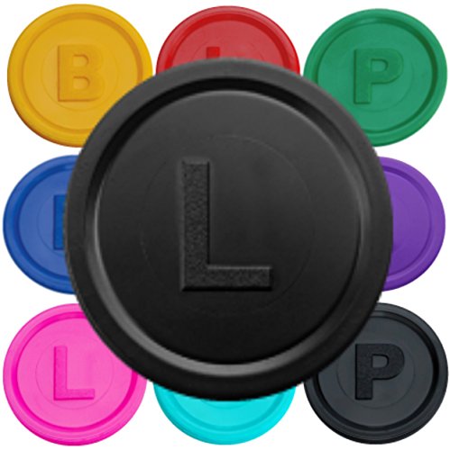 SCHWABMARKEN 100 Pfandmarken, Chips, Token Farbe Schwarz L