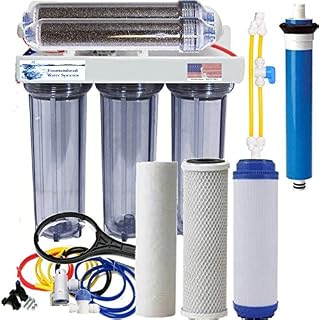 RO/DI Reverse Osmosis Aquarium/Reef System Clear Manual Flush Valve 150 GPD