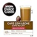 Nescafé Dolce Gusto Café con leche descafeinado, Pack de 3 x 16...