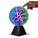 Playbees Colorful Plasma Ball 7-Inch – Tesla Coil Globe with Multicolor Lightning Effects, Plug-in Static Electricity Prop for Parties, Decorations, and STEM Learning