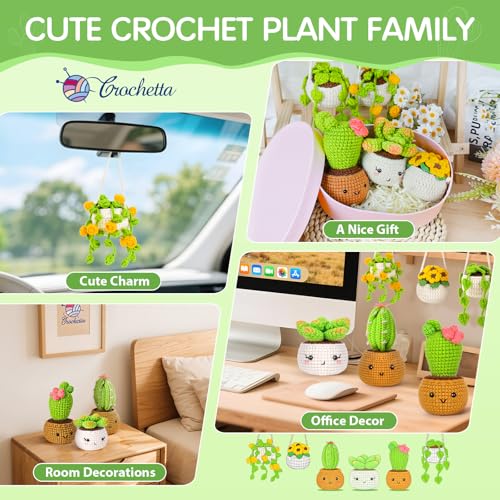 image for Crochetta Crochet Kit for Beginners, Crochet Starter Kits for Adults, 