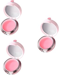 Beaupretty 3 Peças De Bálsamo Labial Rosa Lange Máscara Labial Bálsamo Labial Natural Pêssego Bálsamo Labial Máscara De Dormir Kit De Bálsamo Labial Cuidados Com Os Lábios Hidratante Labial