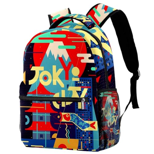 Sac à dos d'école Tokyo City 40cm pour éviter le mal de dos des ados