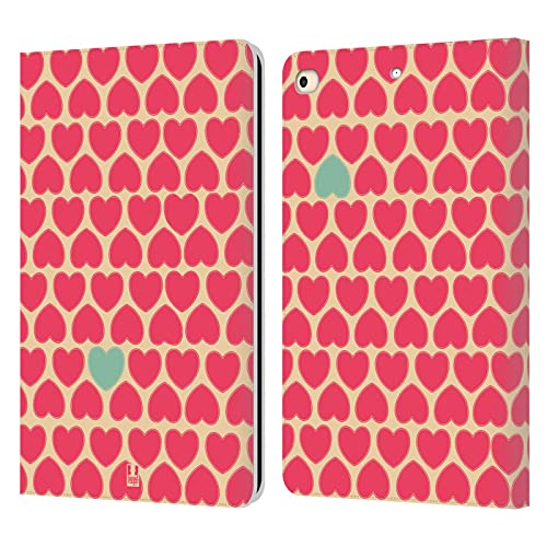 Housse iPad 9.7 jaune et rose cœur idéale pour le bureau et les voyages