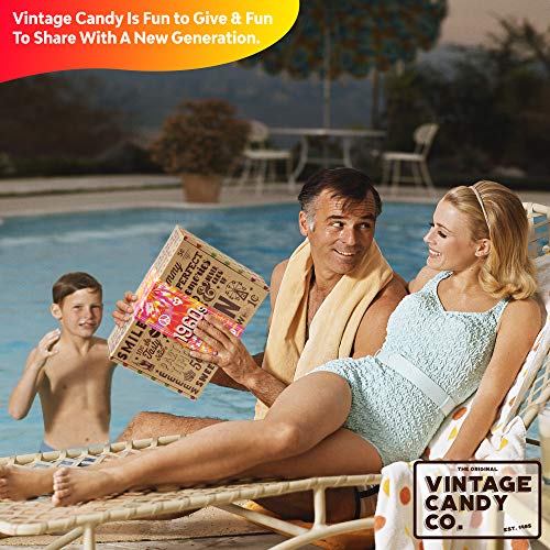 Vintage Candy Co. 1960'S Retro Candy Gift Box - 60S Nostalgia Candies - Flashback Sixties Fun Gag Gift Basket - Perfect '60S Candies For Adults, College Students, Men Or Women, Kids, Teens #TOP4