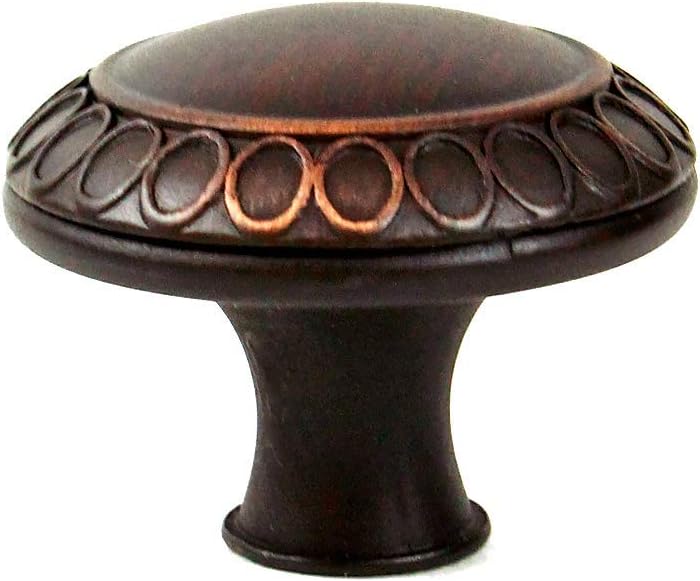 Round Cabinet Hardware Knob Pull with Circle Detail