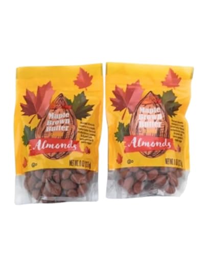 Maple Brown Butter Almonds, Roasted with Confectionery Coating, 8 oz