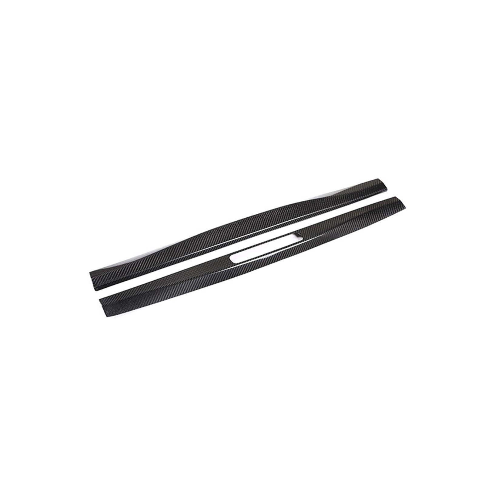 QBKGMEWCA Left Interior Door Sill and Welcome Step Matte Trim Compatible for Porsche 718/911 Genuine Carbon Fiber(Matte Type2)