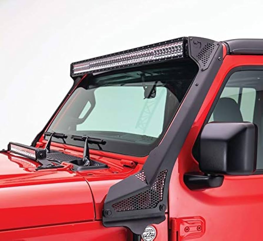 Amazon.com: Go Rhino XE Windshield LED Light Frame for 50