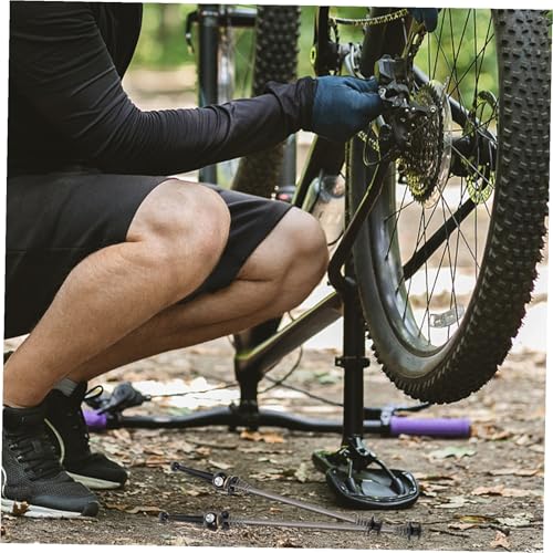 Moyeu de roue de vélo ajustable avec brochettes en titane légères - 4
