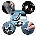 BUSOHA 350 PCS Clear Removable Sticky Adhesive Putty, Reusable Transparent Double Sided Round Nano Gel Mat for Wall, Metal, Glass, Ceramic, Wood