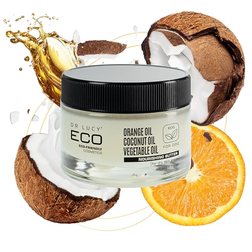 DR Lucy ECO Pflegendes Balsam für Hunde, mit pflanzlichen Ölen & Kokosöl, für Pfoten & Nase, nährend, feuchtigkeitsspendend, regenerierend, schützend, 50 ml