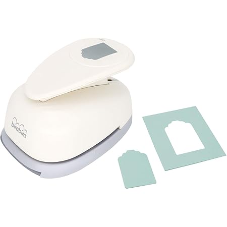 Bira 2 1/4 x 1 1/2 inch Price Tag Lever Action Craft Punch for Paper Crafting Scrapbooking Cards Arts (2.5 inch Price Tag Punch Measured diagonally