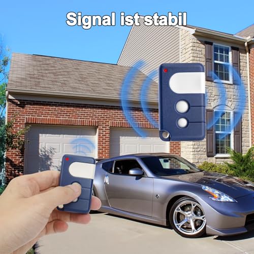 Mucek 2 Stück Garagentoröffner Kompatibel mit Chamberlain Handsender, Garage Handsender für LiftMaster MotorLift Garagentor Ersatz Fernbedienung 84335EML,94333E MotorLift ML500, ML700
