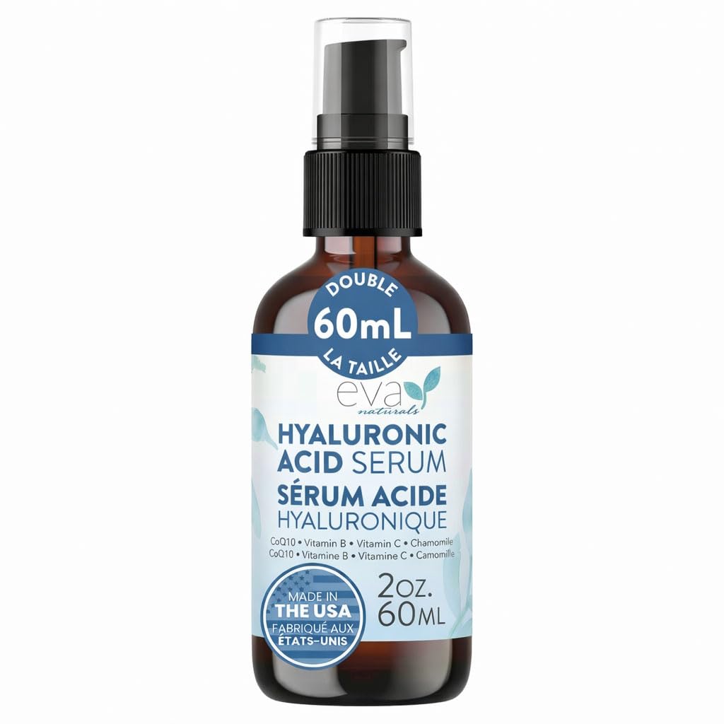 Hyaluronic Acid Serum for Face – Hydrating Facial Serum – Lightweight Daily Moisturizing Serum for Smooth-Looking Skin – 2 oz