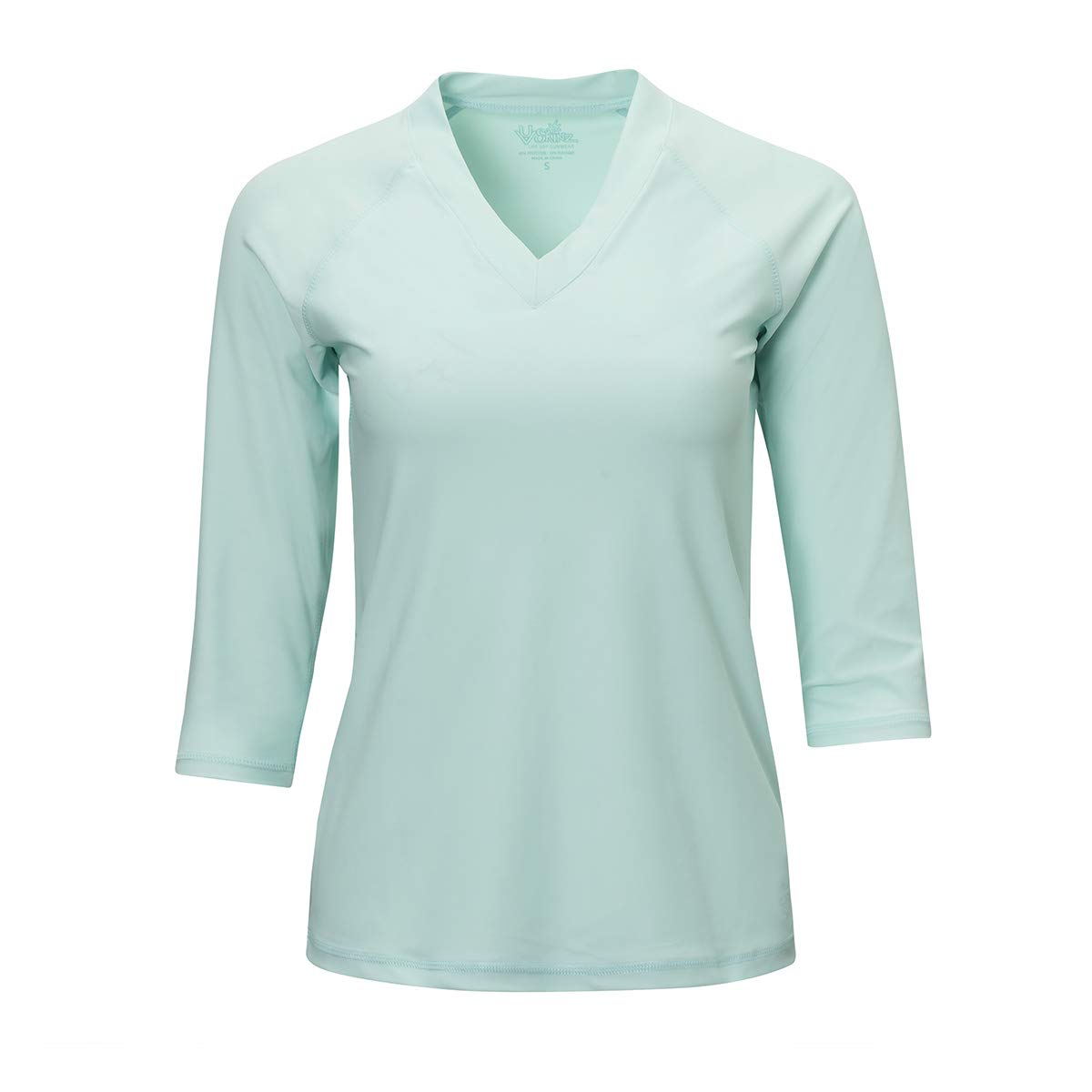 UV SKINZ V-Neck Sun and Swim Shirt for Women with UPF 50+ Sun Protection – Rashguard, Modest Swim Top, Swim Tees