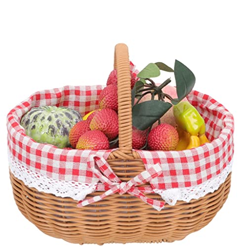 Wszjj Wicker Woven Picnicbrides Candy Laundry Baskets Wedding Flower Planter Decorative Hamper #TOP3