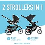 Graco FastAction Jogger LX Stroller - Drive, Convenient One-Hand Fold, ICS Compatible, Ideal for Parents on the Go - Image 5