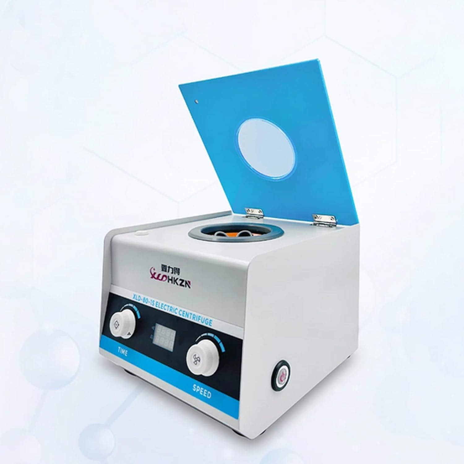 Laboratory Electric Desktop Low-Speed Centrifuge Speed Time Adjustable LED Digital Display Centrifugal Machine 6x15ML XLD-80-1S