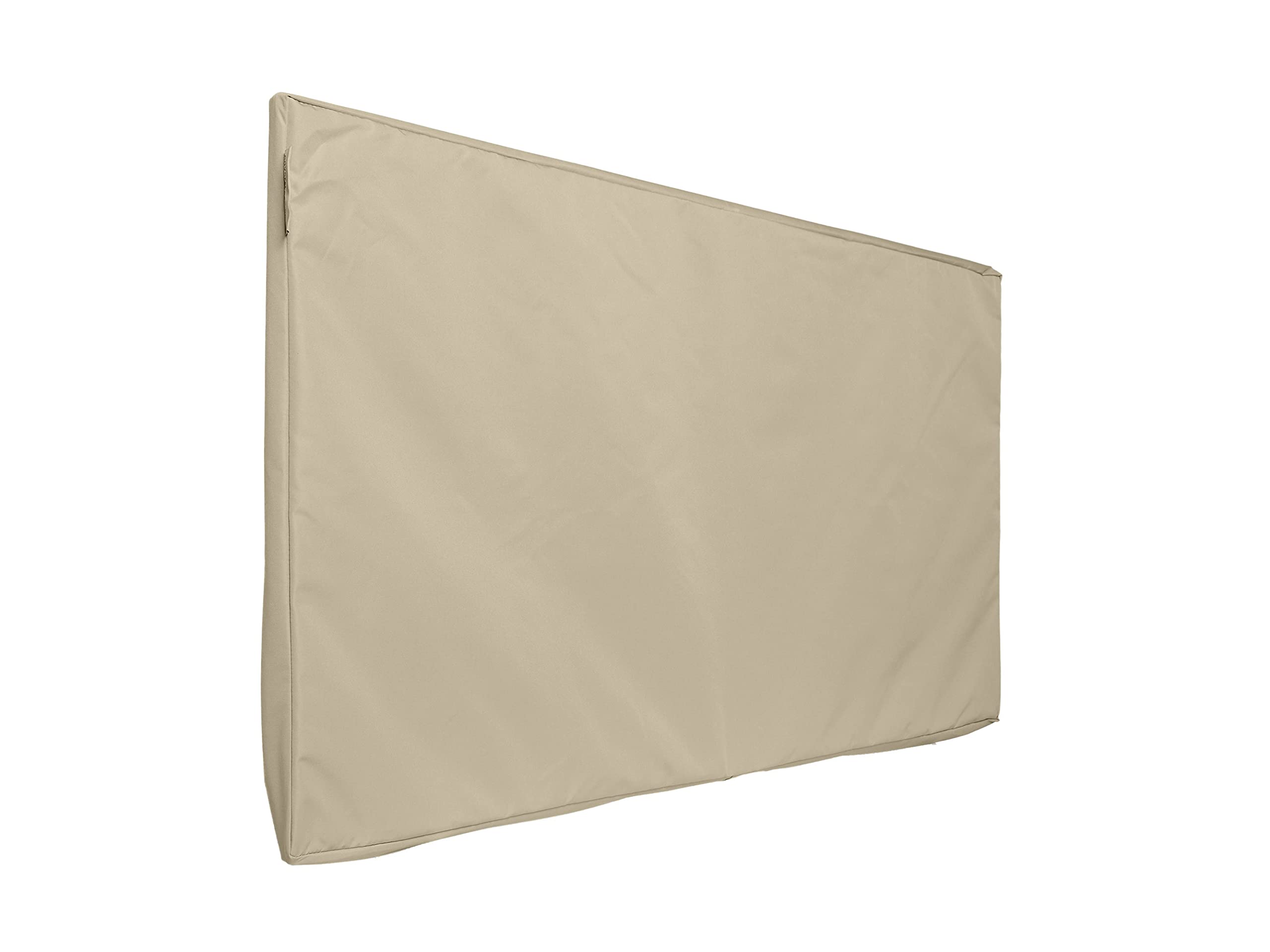 Covermates Outdoor Half TV Cover – Various Sizes, Durable Polyester, Weatherproof, Dustproof, Draw Cord Closure, Outdoor TV Covers, 65-68 Inch Screen Size, Khaki