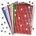 Baker Ross- Cuadrados Metalizados de Espuma autoadhesiva (Pack de 1440) para Mosaicos. Diseños y Manualidades navideñas