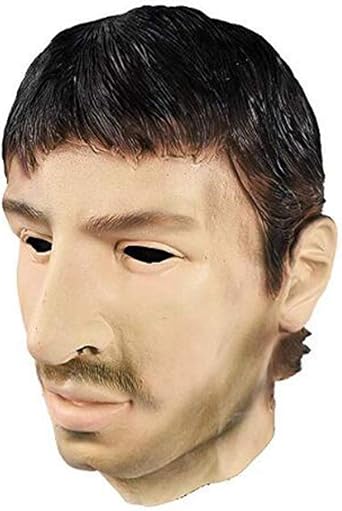Adult Male Human Realistic Mask, Celebrity Latex Man Cosplay Costumes Fancy Dress Full Overhead Mask Halloween Cosplay Party Man Face Mask