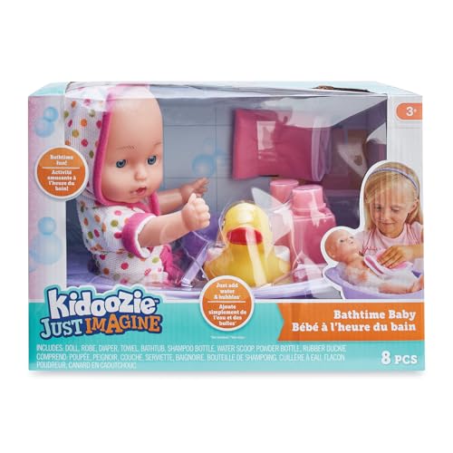 Kidoozie Bathtime Baby Muñeca de 12 Pulgadas con Accesorios miniatura 2