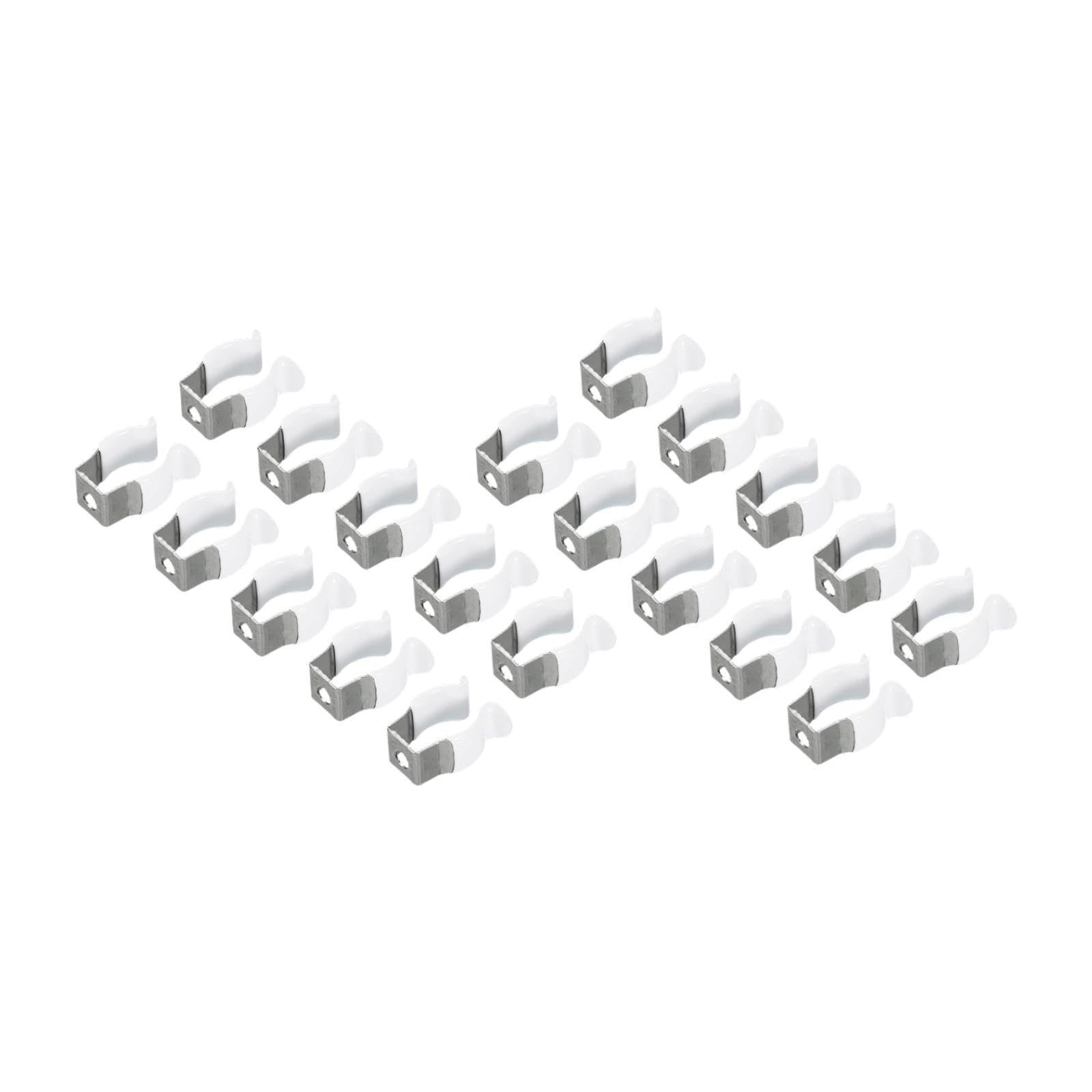 Ktuxzci Light T5 Compatible Tube Clips Made Of Manganese Steel Ensuring Long-Lasting Led Support And Strength Manganese Steel Lamp Support Prevent Sagging T5