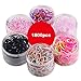 Produktbild Dancepandas Haar Gummibänder 1800PCS Gummi Haarband Klein Haargummis Bänder Bunt Hair Rubber Bands Für Kinderhaar, Zöpfe Haar, Hochzeit Frisur und vieles mehr