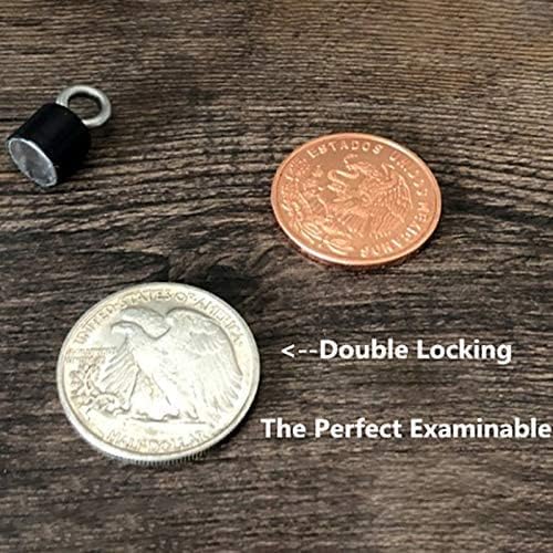 SUMAG Double Locking Coins Vanishing Magic Tricks Superior Scotch and Soda Mexican Coin Magic Tricks for Magicians Close up Gimmick Illusion Prop Mentalism Accessories