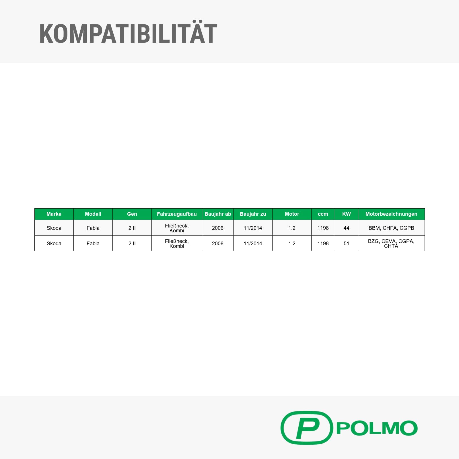 POLMOstrow Auspuff für Skoda Fabia 2 II 2006-2014 | Vorschalldämpfer, Motoren: 1.2 | Fließheck, Kombi