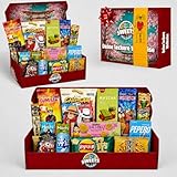 Asiatische Snacks Box Geschenkideen mit Japanische, koreanische & mehr Snacks und Süssigkeiten - Ideale Kalender Füllung (XL)