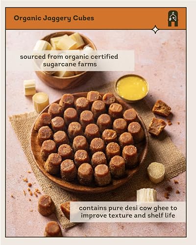 Image of Aazol Jaggery Combo | Organic Jaggery Cubes - 650g | Chikki - 10 pcs | Liquid kaakvi - 250ml