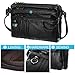 MINICAT Multiple Pockets Small Crossbody Purse Cell Phone Purse Shoulder Bags for Women Cross Body Bag for Woman(Black Small)