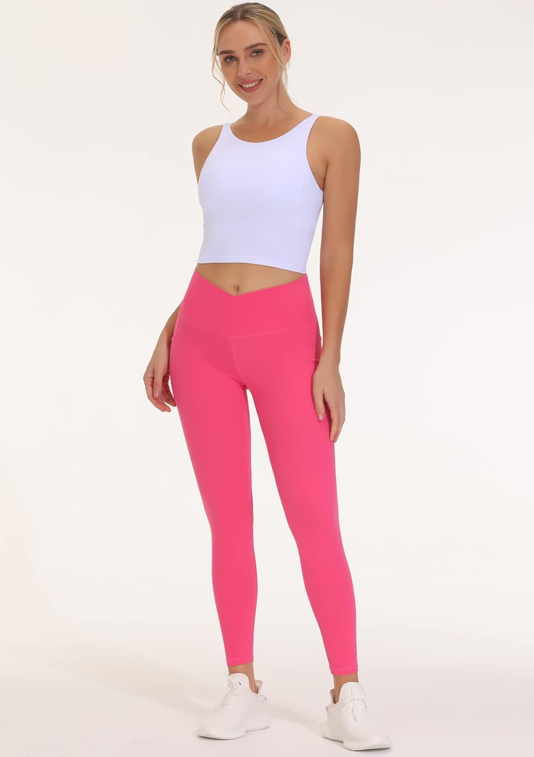 THE GYM PEOPLE Women's Sports Bra Sleeveless Workout Tank Tops Running Yoga Cropped Tops with Removable Padded - Image 5