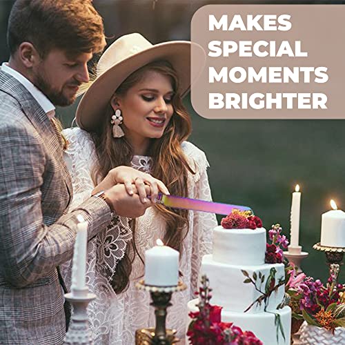 Orblue Wedding Cake Knife And Server Set - Premium, Beautifully Engraved Cutting Set - Elegant Keepsake For Newlyweds Multicolored #TOP4