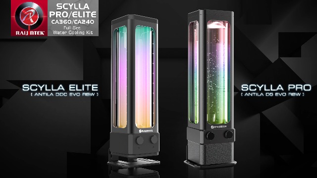 RAIJINTEK Scylla Elite CA360 Water Cooling Kit, Soft Tube, CPU