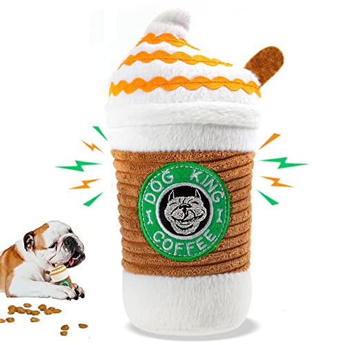 Zmltlmg Coffee Dog Toys - Plush Squeaky Dog Toys For Cute Dog Toys Chewers Durable Birthday Gift For Dogs #TOP2