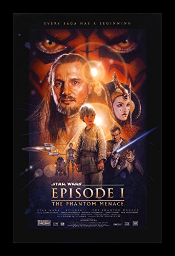 Wallspace Star Wars The Phantom Menace - 11x17 Framed Movie Poster