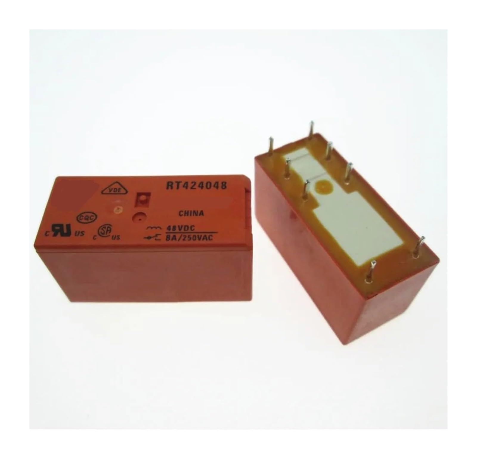 OSHZIKJII 48V relay RT424048-48VDC RT424048 48VDC DC48V 48V 8A 250VAC 8PIN(10PCS)