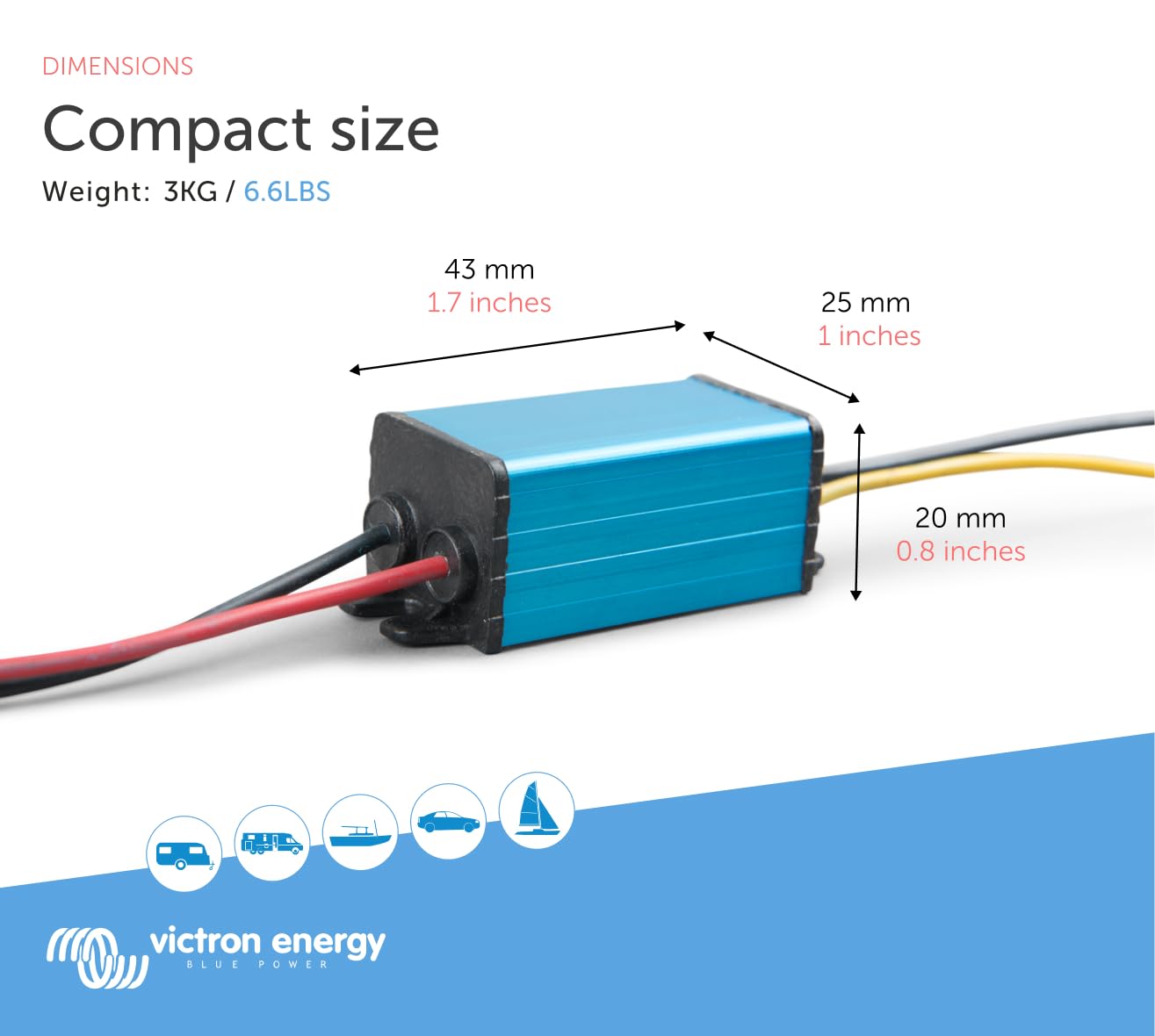 Amazon.com: Victron Energy Orion IP67 24/12-Volt 5 amp DC-DC