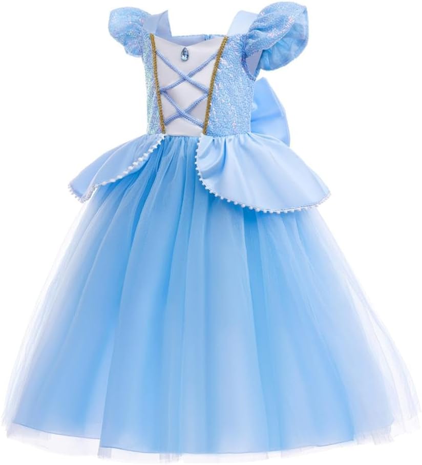 Dressy Daisy Toddler Little Girls Princess Fancy Dress Halloween Costume Birthday Party Gown with Accessories Size 2T to 10 - Image 3