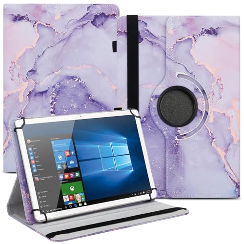 Schutzhülle kompatibel für Huawei Mediapad T1 T2 T3 T5 10 Tablet Robuste Universal Hülle Tasche Standfunktion 360° Drehbar Cover Hülle