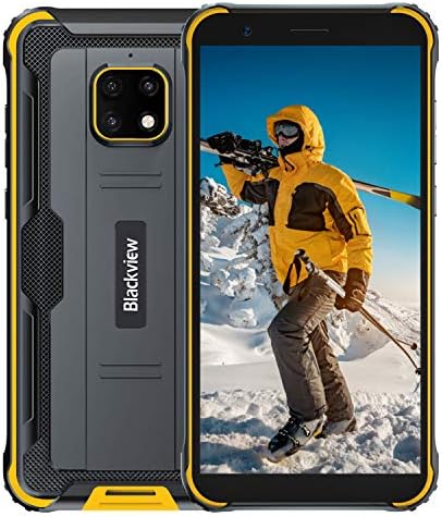 Blackview BV4900 Pro Rugged Smartphone, IP68 Impermeabile, Dual SIM 4G Android 10.0 Cellulare Militare HD+ da 5,7 Pollici, 4GB RAM+64GB ROM 128 GB Expandable, 5580mAh, NFC,GPS