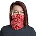 Abstract White & Red Style Breathable Washable Neck Gaiter