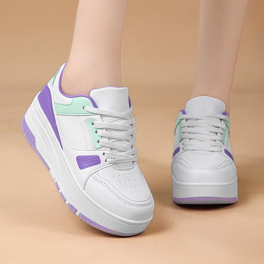 Dziewczęce buty na kółkach dla chłopców buty do deskorolki dla dzieci 2 w 1 wielofunkcyjne buty na rolkach buty na rolkach buty damskie, Rolka S29, 35 EU