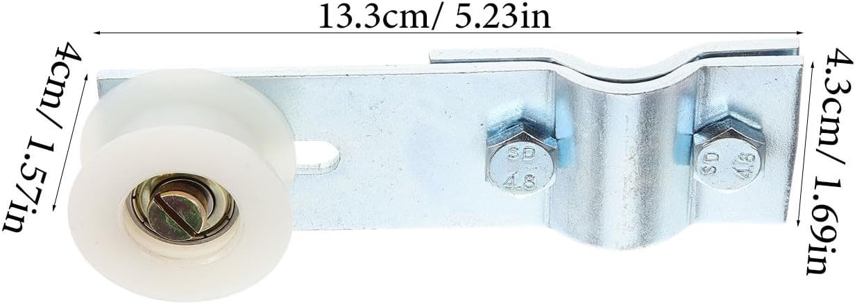 Luxshiny Adjustable Motorized Bike Chain Guide Electric Wheel Tensioner Silver Iron and Plastic Chain Adjuster