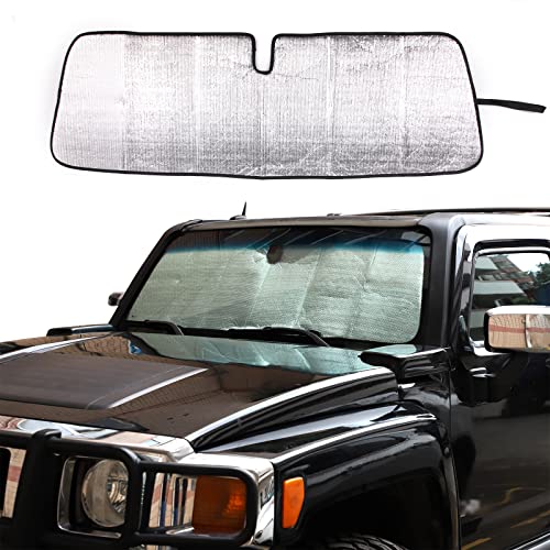 Car Windshield Sunshade UV Ray Reflector for Hummer H3 2005-2009 Front Window Sun Shade Shield Cover...