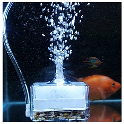 FRIRODSAY Fish Tank Filter Aquarium Sponge Filter Quiet Small Filter for 1-20 Gallon Aquariums Detachable with Activated Carbon and Air Stone (Air Pump not Included)
