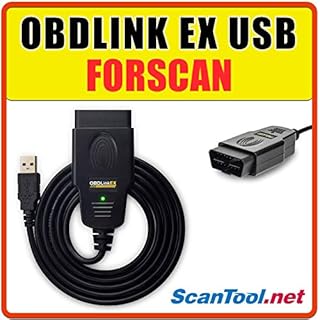 ScanTool OBDLink EX USB – kompatibel mit ForSCAN – Diagnose-Koffer für Auto Pro verschiedene Marken – Professionelles Diag...